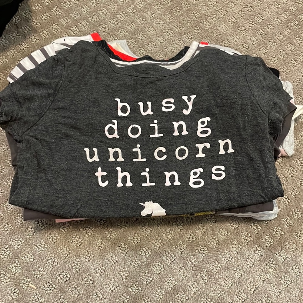Bundle of 11 girls t shirts